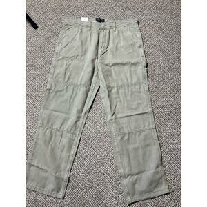 Aeropostale Carpenter Mens Large Pants Green, Straight Leg, NWT